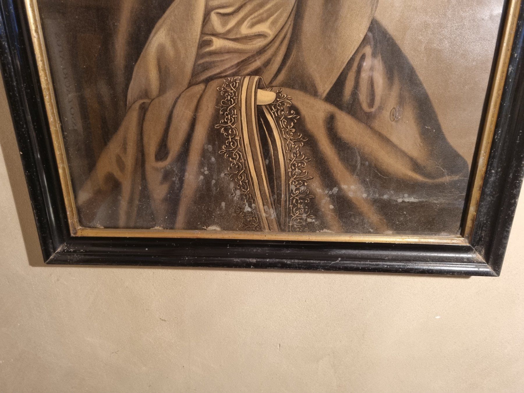 Foto & Immagini: antikes Bild mit altem Glas (Luftblasen) – Usato da Fürstenaubruck venduto da PizBeverin2018 3