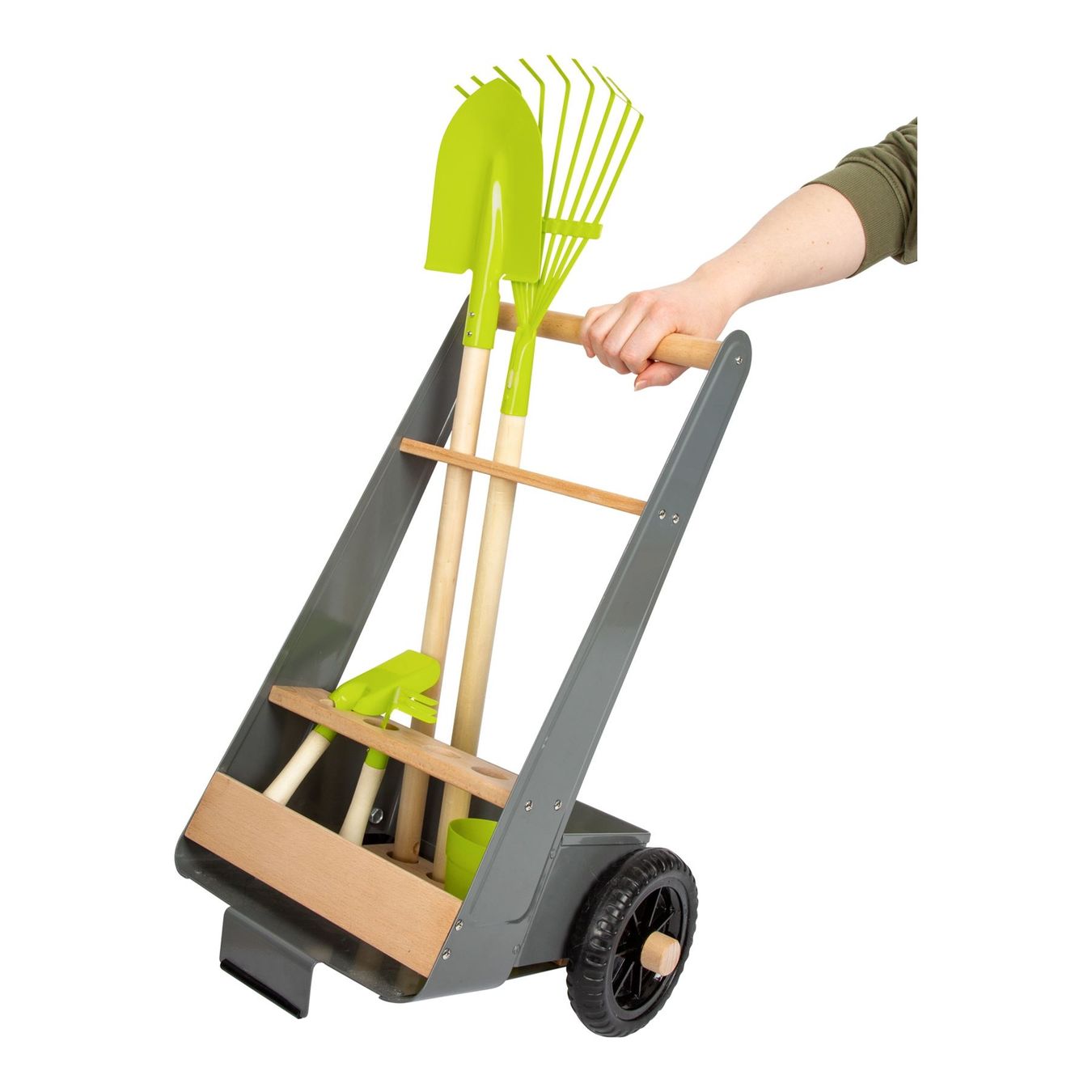 Giocattoli: Kinder Gartengeräte Trolley, Gartenwagen – Nuovo e nell'imballaggio originale da Wettingen venduto da Swala 1