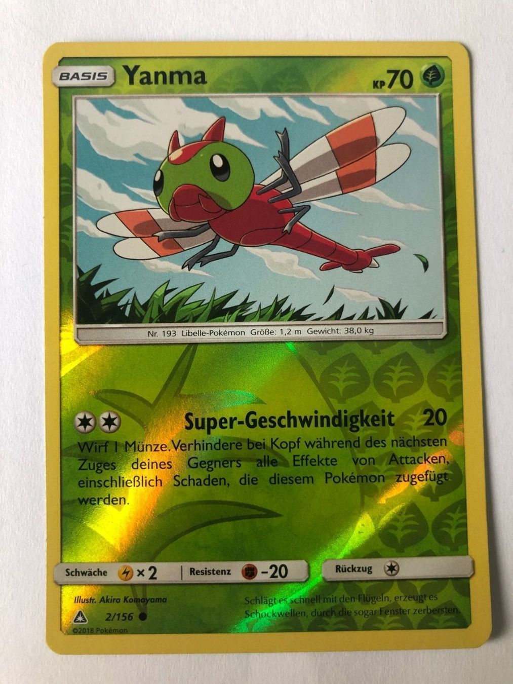 Pokémon Carte collezionabili: Yanma - Reverse Holo - Pokemon TCG – Nuovo (secondo la descrizione) da Nussbaumen AG venduto da Pika-Shop