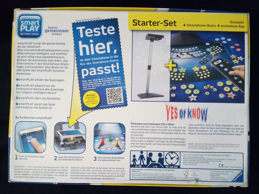 Ravensburger Giochi: Ravensburger smartPLAY Starter-Set "YES or KNOW" – Usato da Werdenberg venduto da EXA-Secondhand 1