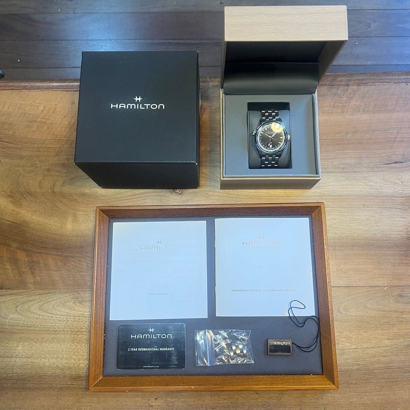 Hamilton Orologi: Hamilton Automatic GMT Full Set H326950 – Usato da Carouge GE venduto da Watchaser 9