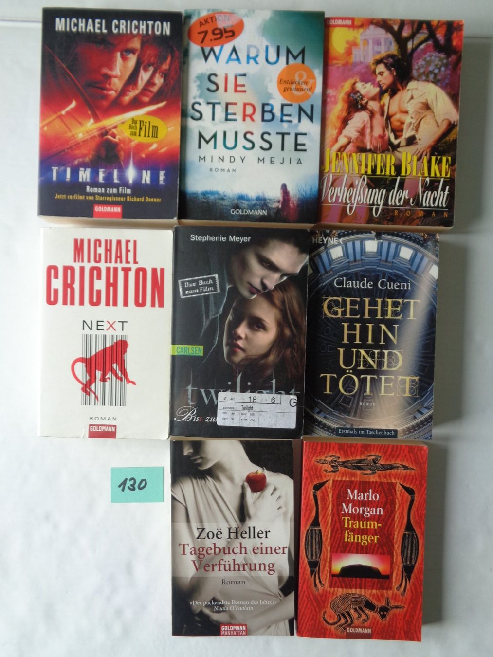 Bücher: 8 Bücher – Romane - Konvolut – Gebraucht aus Chur von omonia