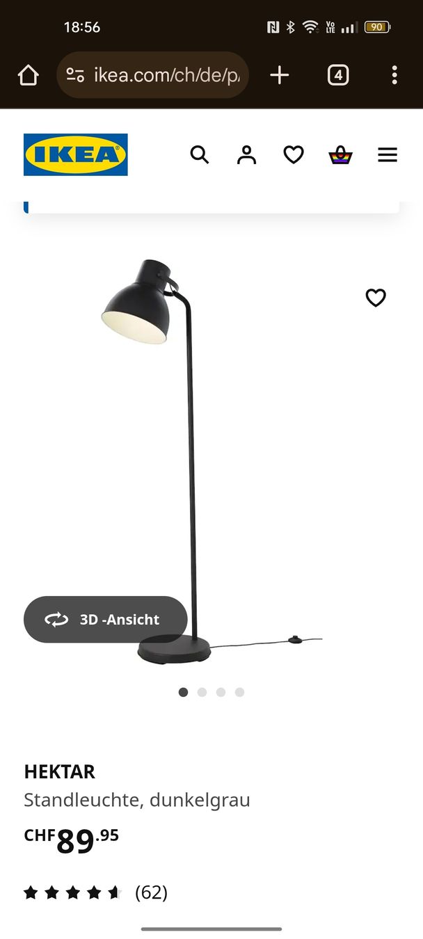 Ikea Lampen: Verkaufe Hektar Stehleuchte oder Tausche gegen Lauters Esche – Gebraucht aus Ebikon von ale_q9rw 1