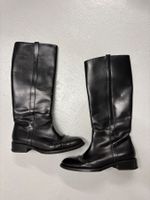 Elegante Tom Ford Lederstiefel Schwarz Gr. 40 Stiefel