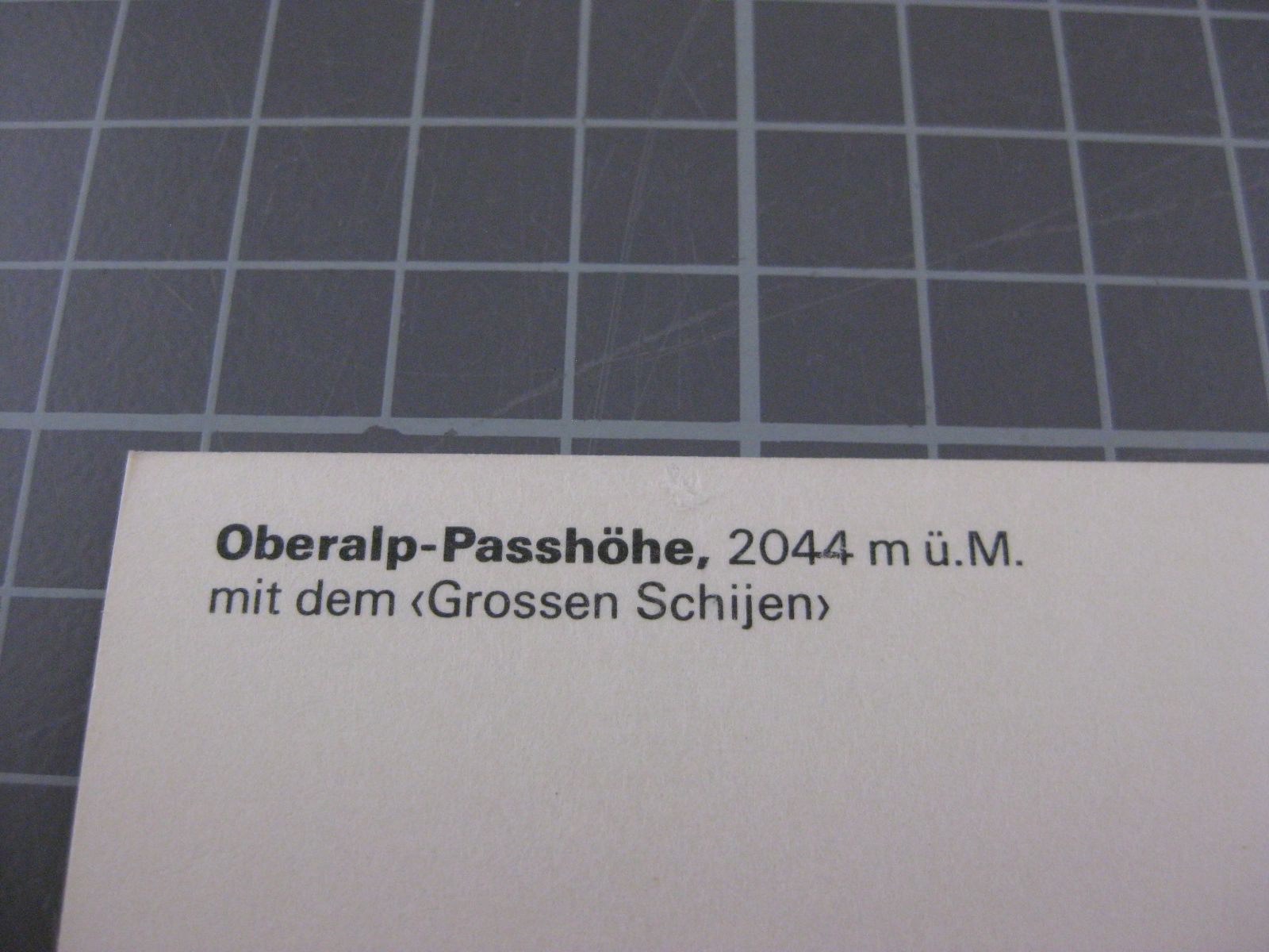 Cartoline postali: AK Oberalp Passhöhe mit Zug – Usato da Malters venduto da Marosko 2