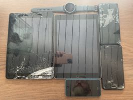 3xApple Geräte 1xHonor 1xSamsung ohne Logicboard, ungetestet