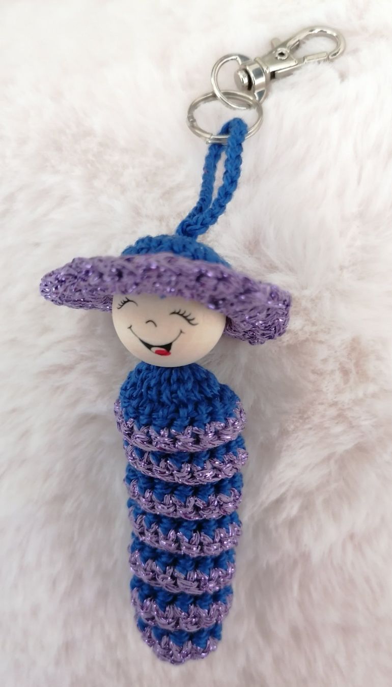 Tutte le decorazioni: Handgemacht Glückswürmchen 6 Stück Blau – Nuovo e nell'imballaggio originale da Rümlang venduto da TRICE67 1