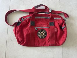 Rote Kipling Tasche Reisetasche Weekender Sporttasche Sommer