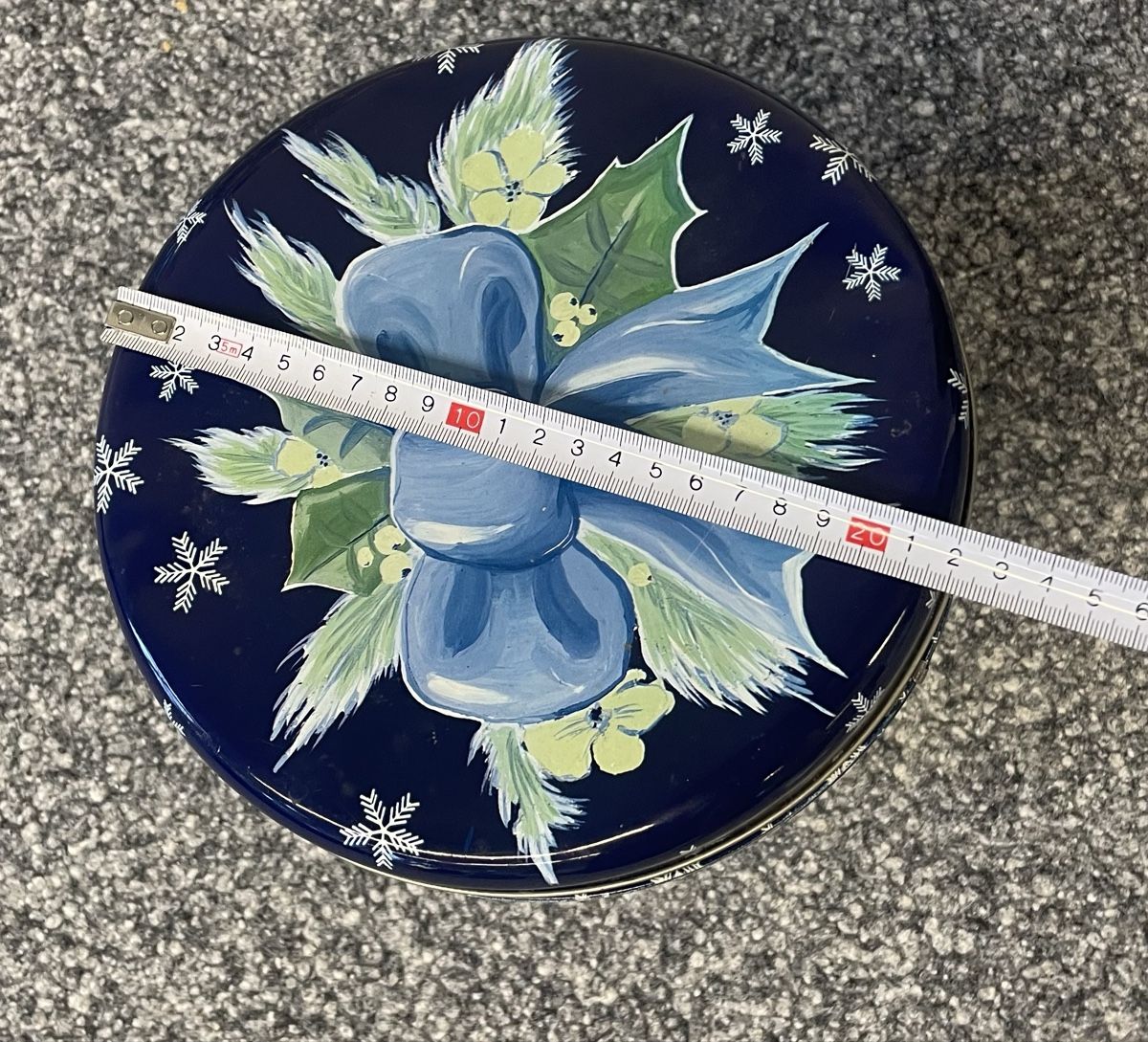 Zuckerdosen: Weihnachts Blechdose mit Deckel Gross – Gebraucht aus Au ZH von Jaggy4 4