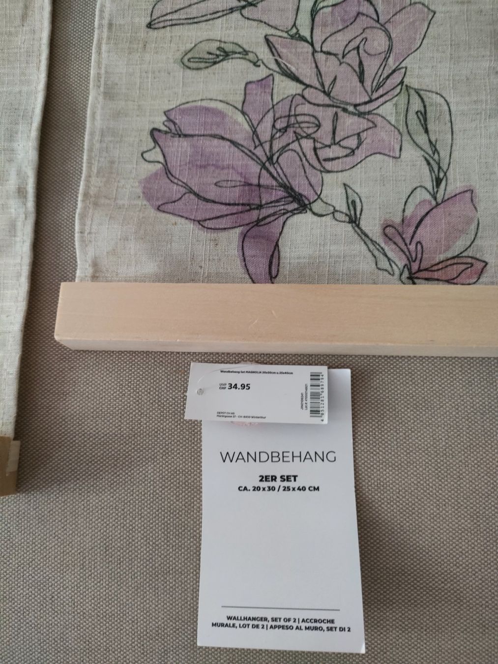 Tutte le decorazioni: Wandbehang 2er Set- 70% Rabatt! – Nuovo (secondo la descrizione) da Bern venduto da Lidia.5 1