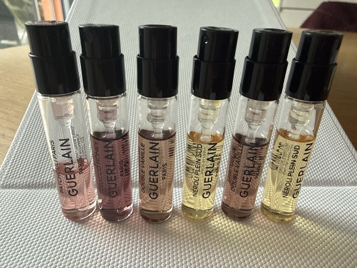 Guerlain Profumi & Eau de Toilette: 6 Guerlain Parfum Proben Set gemischt gebraucht – Usato da Euthal venduto da Ohhhhlala 1