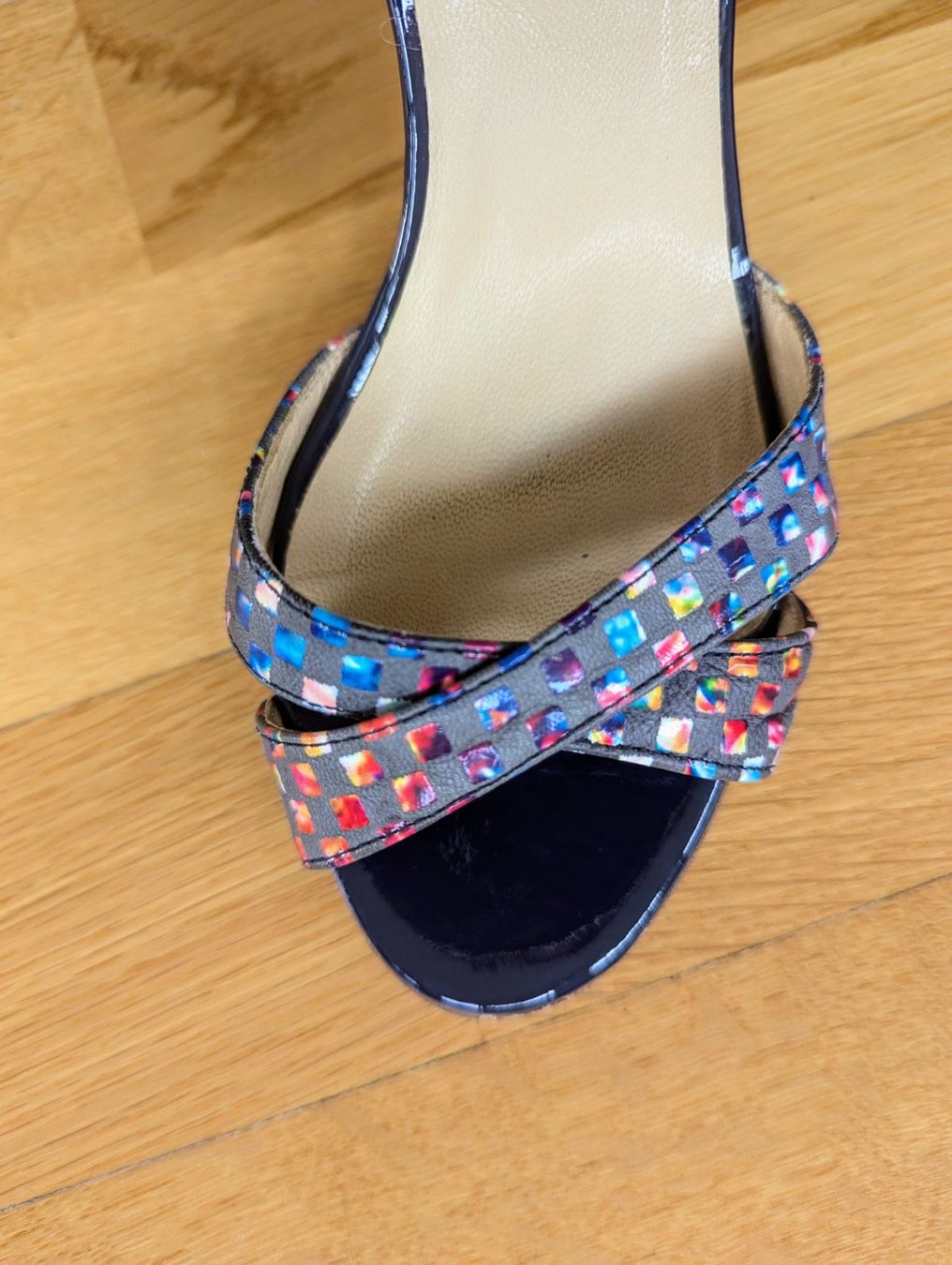 Scarpe da donna: Ledersandale mit Blockabsatz Blau Gr 35 – Nuovo (secondo la descrizione) da Zürich venduto da kul_dw6v 2
