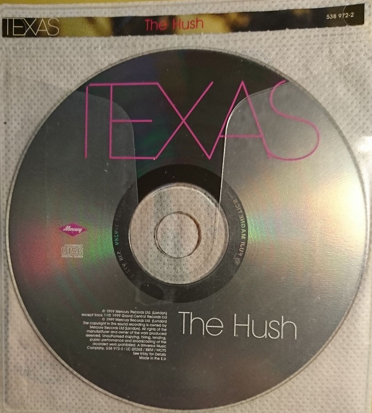 CD: TEXAS The Hush – Usato da Zürich venduto da Raz88 1