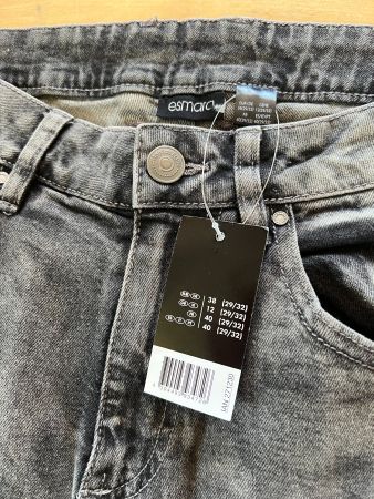 esmara Damen Jeans in Gr. 38, Grau, NEU