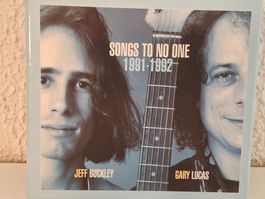 CD Jeff Buckley Gary Lucas  - Songs to No One 1991-1992 🎧