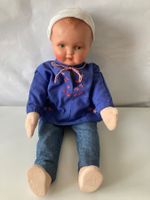 Puppenkind Pappmaché Kopf Stoffkörper 40cm