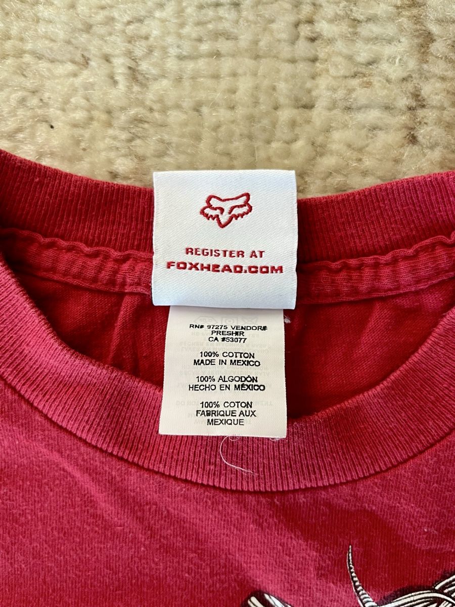Fox T-shirt: T-shirt Fox taille XS – Usato da etagnières venduto da isoz01 2