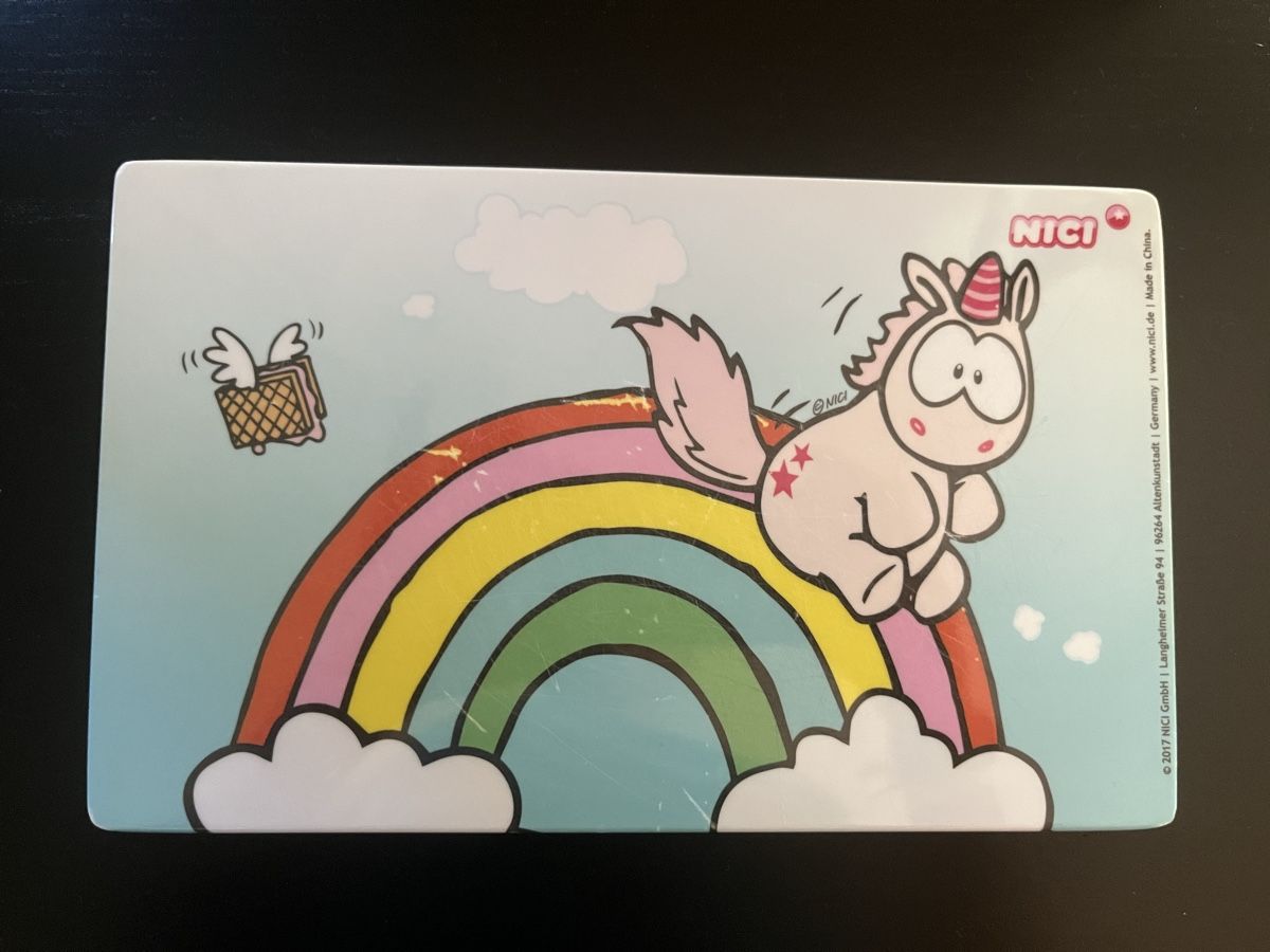 Cucine complete: 2 Planches NICI licorne 2017, 10.5 x 7.5 cm – Usato da Ecublens VD venduto da Mauchat 1