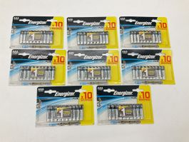 80Stk. Energizer Batterien AAA 1,5V mind. Haltbar bis 12/29