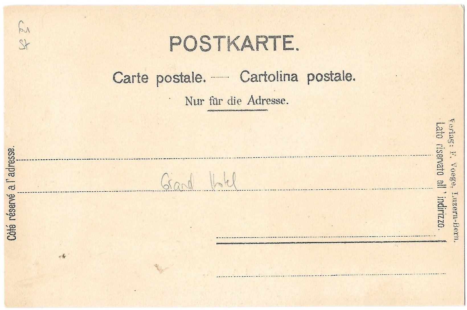 Cartoline postali: Thun Thunerhof und Alpen – Usato da Olten venduto da clotaldi 1