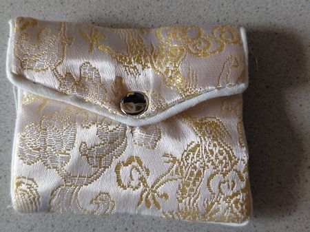 China Seiden Schmuck Tasche 8,5x7,5cm