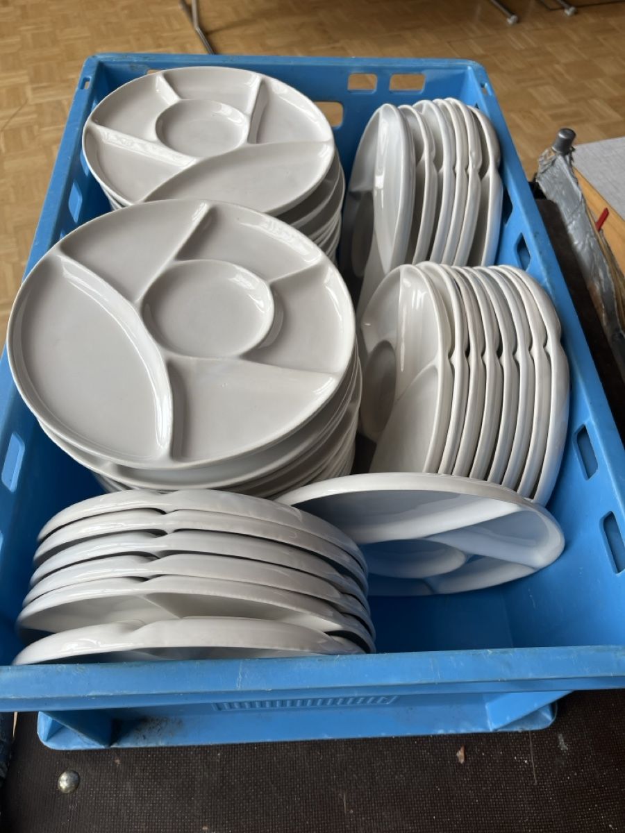 Assiettes: Fondue Chinoise Teller weiss – D'occasion à Huttwil par kim_f87x
