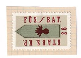 Soldaten Briefmarke