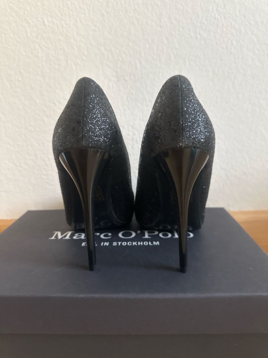 Scarpe da donna: Schwarze Glitzerpumps Grösse 38 – Nuovo (secondo la descrizione) da Birsfelden venduto da kri_95p8 2