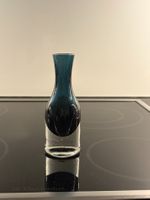Väschen Glas dunkel blau-grau Okkolin Riihimäki Finnland 60e
