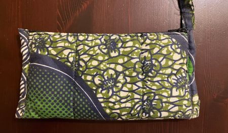 Sacoche - trousse rwandaise fait main avec fermeture éclair