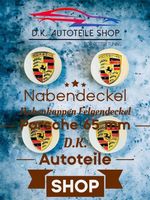 Porsche Nabendeckel 65mm Felgendeckel Nabenkappen Silber Set