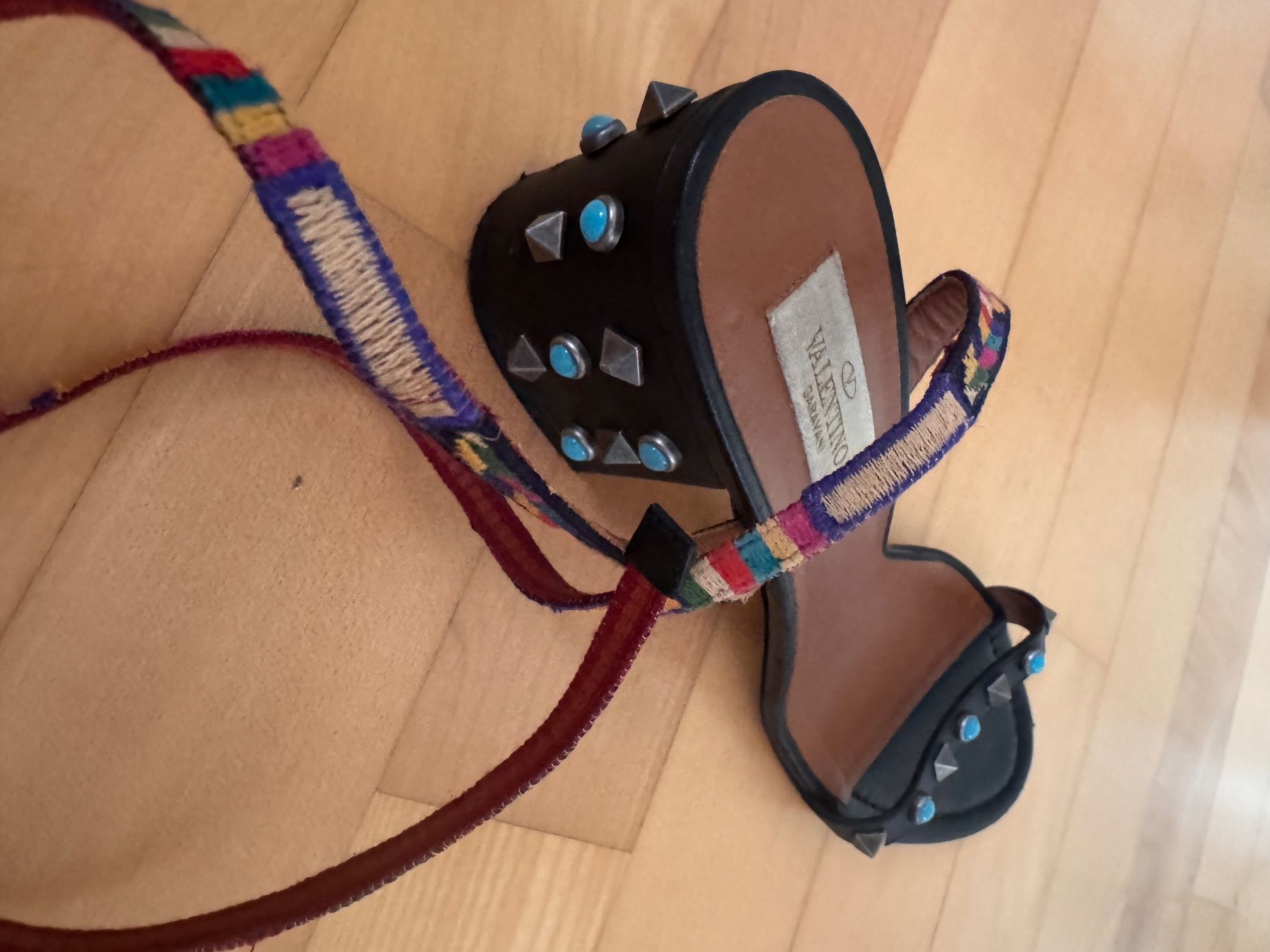 Valentino Scarpe da donna: Sandalen / Sandales Valentino Rockstud Multi .38 – Usato da Schindellegi venduto da soleya 6