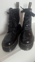 Dr. Marten's - Damen-Plateau-Boots aus Leder Moll