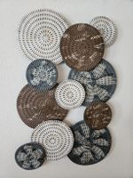 Bild aus Metallkreisen Kunst