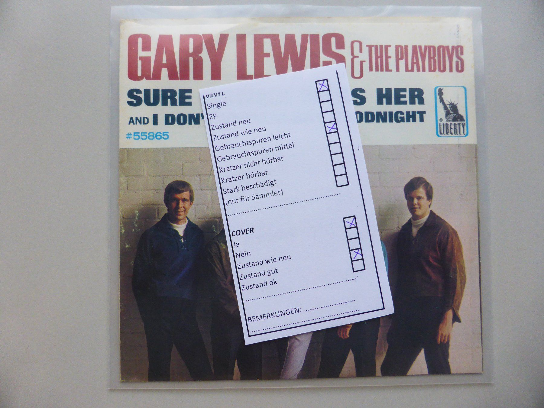 Schallplatten: VINYL SINGLE   GARY LEWIS & THE PLAYBOYS – Gebraucht aus Küssnacht am Rigi von  2