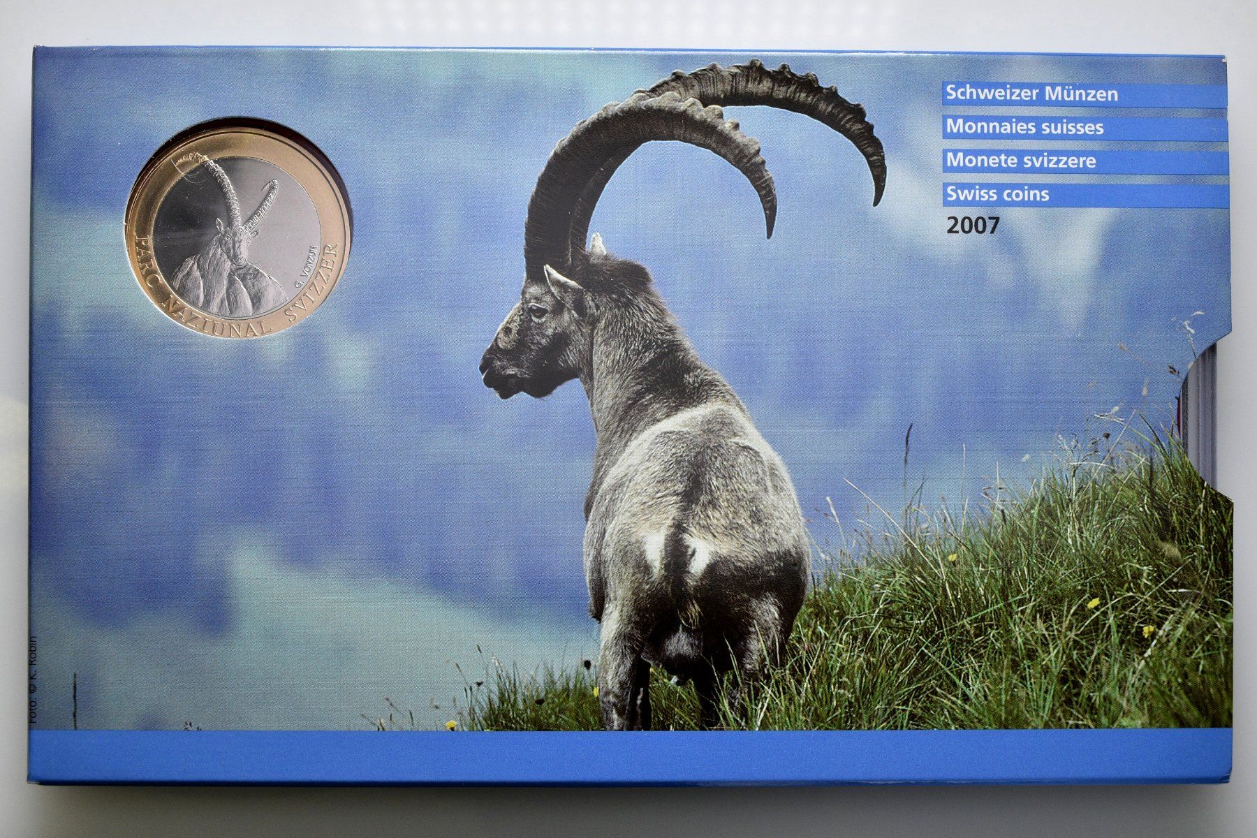 Alle Münzen: Schweiz. 2007. Münzsatz Swissmint. Steinbock - stgl – Neu (gemäss Beschreibung) aus Solothurn von Numis_4500