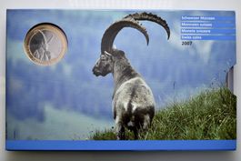 Schweiz. 2007. Münzsatz Swissmint. Steinbock - stgl