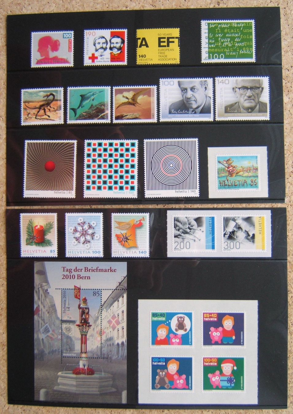 Tutti i francobolli: SCHWEIZ JAHRESSERIE 2010 - POSTFRISCH – Nuovo (secondo la descrizione) da Brunnen venduto da Nonne04 2