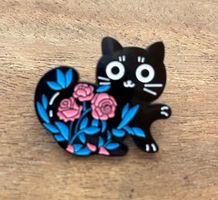 Süsser Pin Katze Blumen
