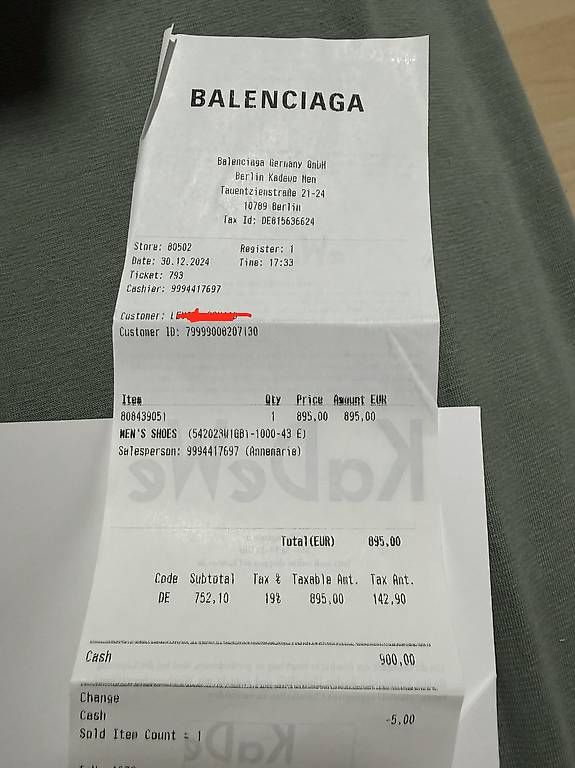 Scarpe da uomo: ORIGINAL Balenciaga Tracks – Usato da Laupersdorf venduto da Fkfjwj 1