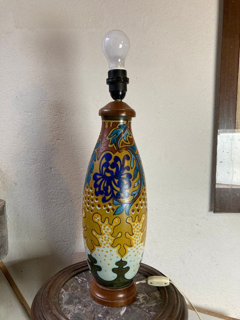 Lampade: Lampe GOUDA ancienne antik – Usato da St-Cierges venduto da LeRegain 3