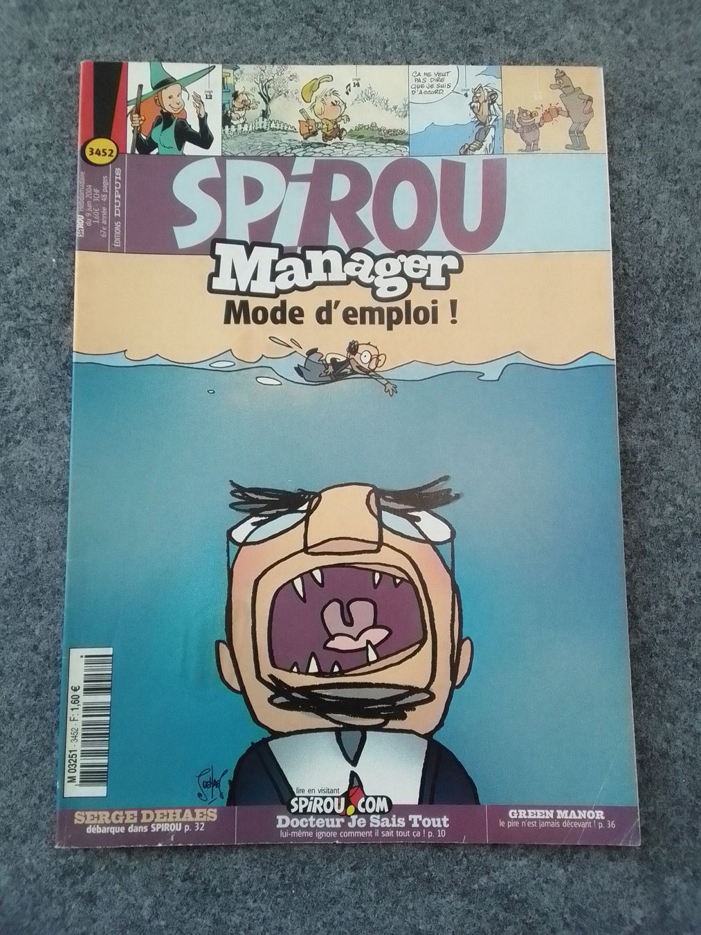 Fumetti: Spirou Manager Mode d'emploi! 3452 – Usato da Préverenges venduto da gga_f9hf