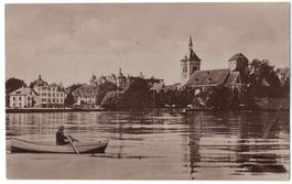 Arbon mit Ruderboot, gelaufen 1919
