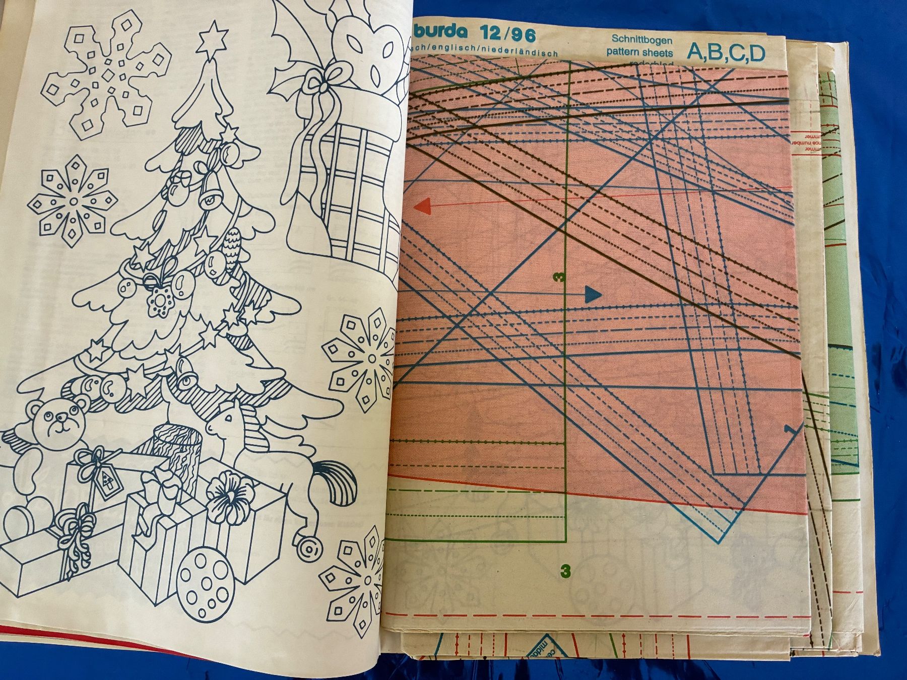 Cartamodelli: Burda Moden 1996 Weihnachtsausgabe Schnittmuster Mode Design – Usato da Aarwangen venduto da nemkin61 7