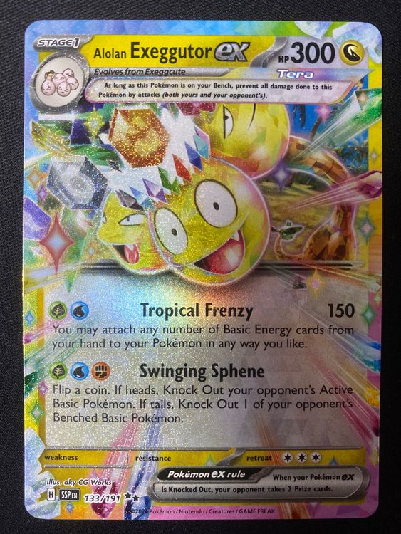 Alolan Exeggutor ex 133 - Alola-Kokowei Surging Sparks ab 1 (Neu ...