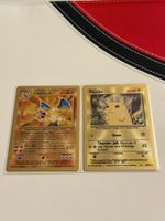 Charizard & Pikachu (Celebrations Metall Karte)