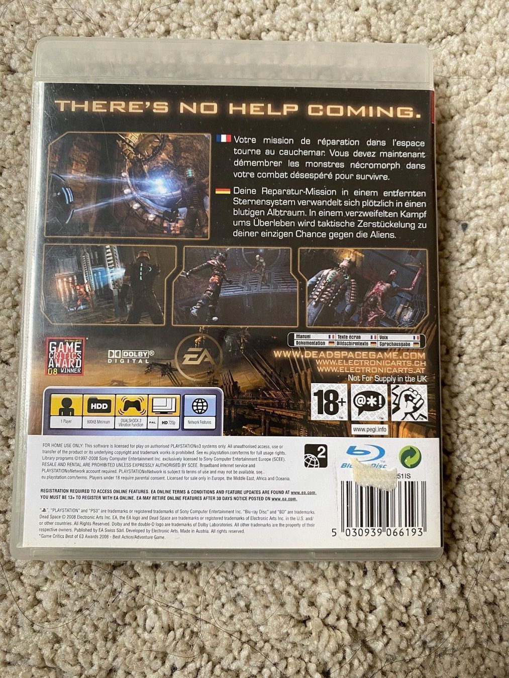 Sony Spiele: DEAD SPACE für Playstation 3 PS3 – Gebraucht aus Winkel von RiMa95 2