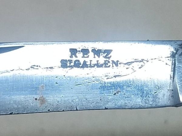 Taschenmesser: Messer - "RENZ St.GALLEN" - coltello artigianale – Gebraucht aus Sorengo von 74in 4