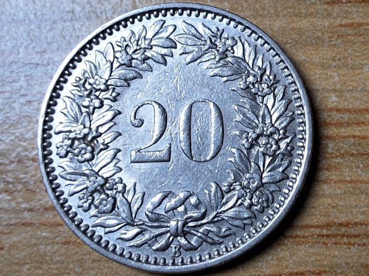 Tutti le monete: 20 Rappen 1936 – Usato da Münchenstein venduto da purbach1 7