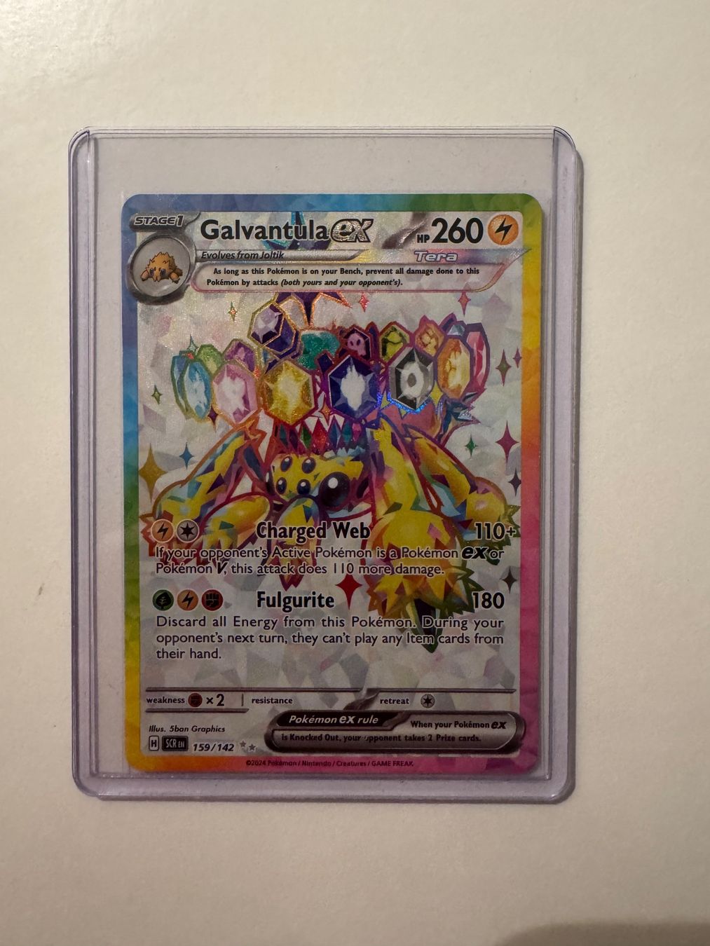 Pokémon Carte collezionabili: Galvantula ex SCR 159 – Nuovo (secondo la descrizione) da Lumino venduto da mar_9pn2